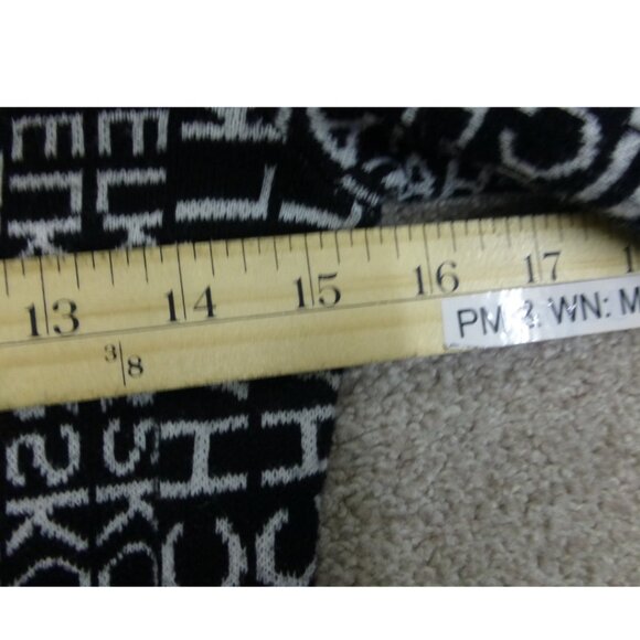 Michael Michael Kors Black and White All Over Logo Sweater (Size XS) - Picture 9 of 10